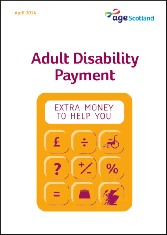 Adult Disability Payment front cover