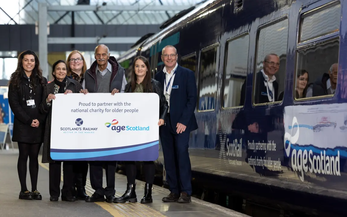 Scotrail train unveiled