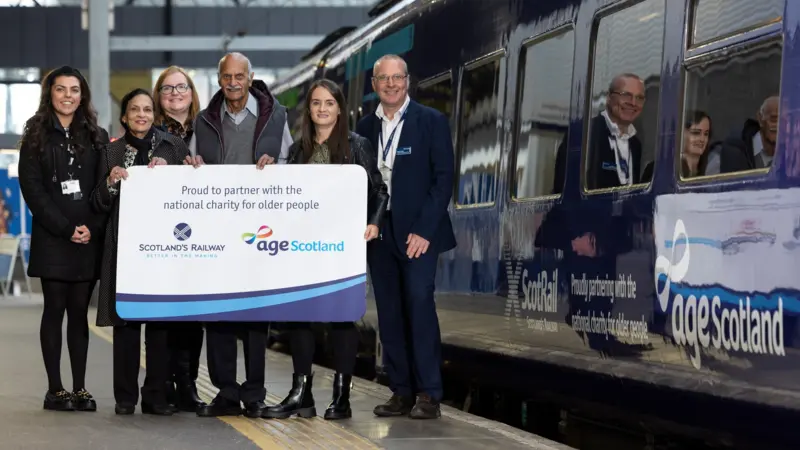 Scotrail train unveiled