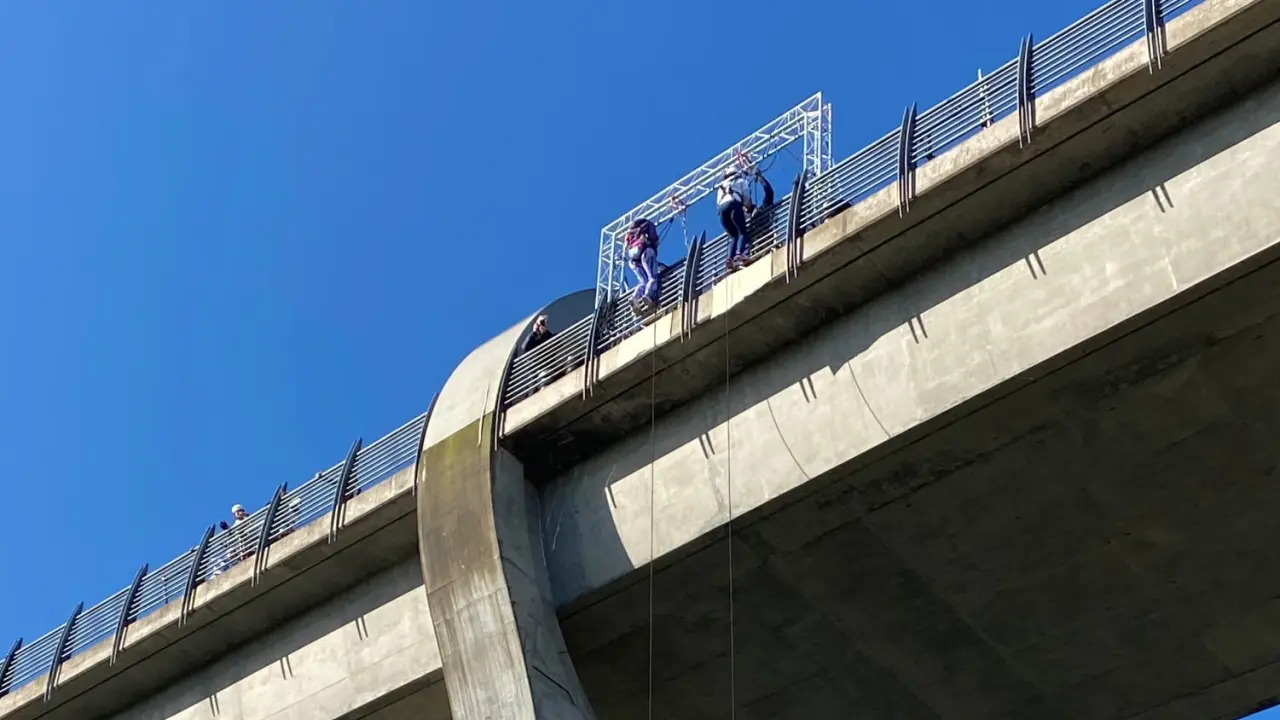 Falkirk Wheel Abseil 